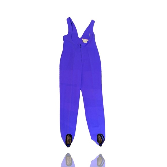 Obermeyer Vintage Bib Ski-Snow Overalls with Stir-ups: PURPLE: Ladies 10R - Picture 2 of 6